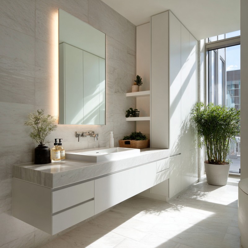 All-aluminium Rustproof Project Vanity